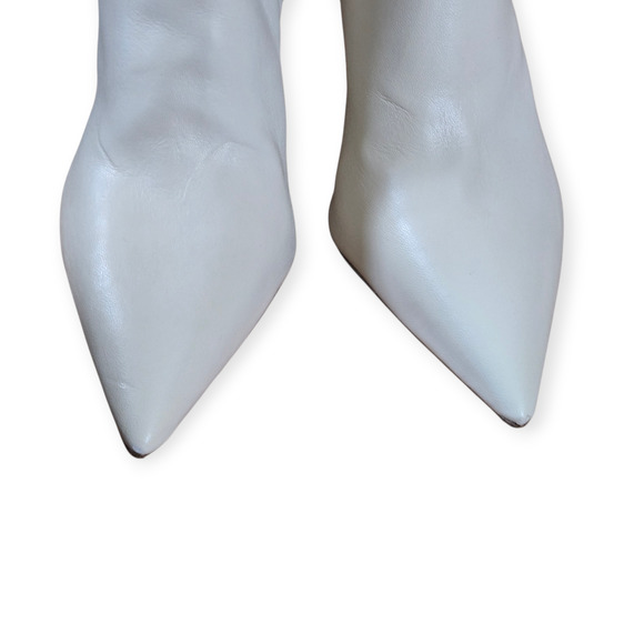 Larroude (Larroudé) Kate Over The Knee Tall Boot Cream Ivory Size 11 - Picture 5 of 9